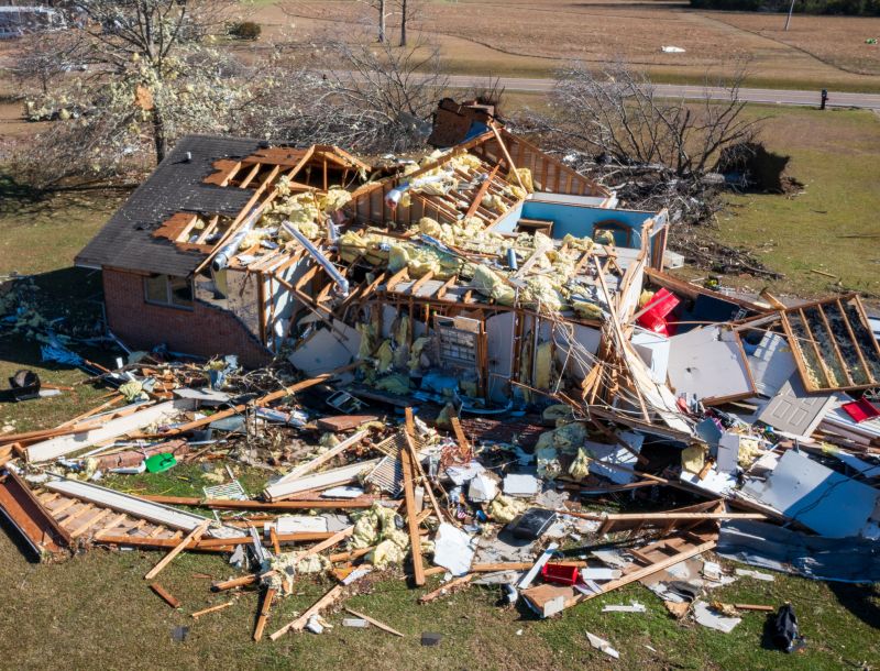 Storm Damage Cleanup detail