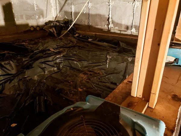 Crawlspace Water Cleanup in Fuquay Varina